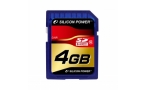 Silicon Power 4GB SDHC (Class 4) SECURE DIGITAL CARD