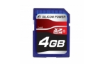 Silicon Power 4GB SDHC (Class 6) SECURE DIGITAL CARD