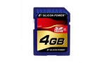 Silicon Power 4GB SDHC (Class 10) SECURE DIGITAL CARD