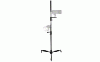 walimex pro Wheeled Tripod with 2 Clamp Holders