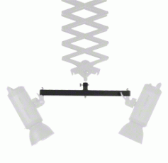 walimex Double Mounting Bracket for Ceiling Rail