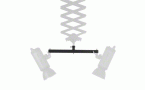 walimex Double Mounting Bracket for Ceiling Rail