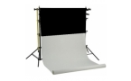 Falcon Eyes Background Support SPK-1Z with 1 Rol Black 1,38x11 m 