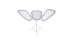 Lastolite 2933SW Triflector MkII Silver/White Panels
