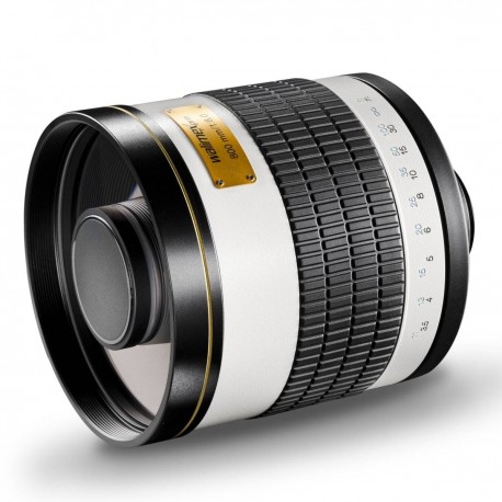 walimex pro 800/8,0 DSLR Mirror Canon EF white - Objektīvi