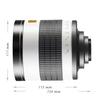 Объективы - walimex pro 800/8,0 DSLR Mirror Canon EF white - быстрый заказ от производителя