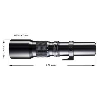 Lenses - walimex 500/8,0 DSLR T2 black - quick order from manufacturer