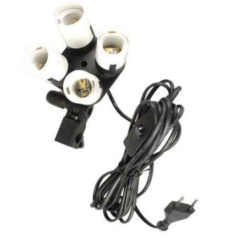 Fluorescējošās - Walimex 4-fold Lamp Holder 15340 with 5/8 inch Tripod Connection - ātri pasūtīt no ražotāja