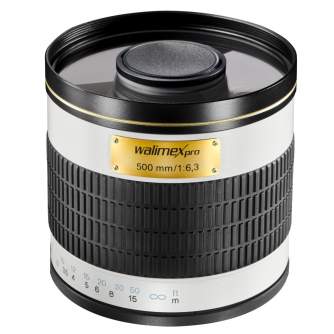 Objektīvi - walimex pro 500/6,3 DSLR Mirror Nikon F white - ātri pasūtīt no ražotāja