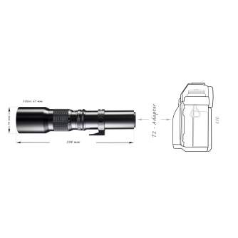 Lenses - walimex 500/8,0 CSC MFT black - quick order from manufacturer
