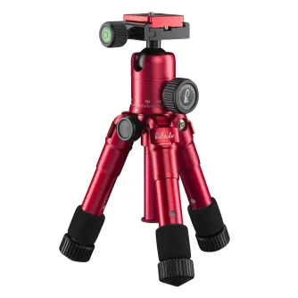 Mini Tripods - Mini Tripod for camera Mantona Kaleido 21183 - Sundown Red Metallic - quick order from manufacturer