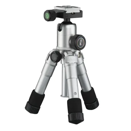 Mini Tripod for camera Mantona Kaleido 21185 - Shining Silver Metallic
