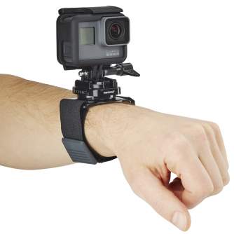 Аксессуары для экшн-камер - mantona Arm belt 360 ° GoPro quick instep holder - быстрый заказ от производителя