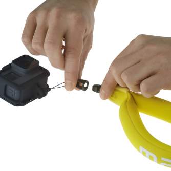 Sporta kameru aksesuāri - mantona buoyant tether for GoPro yellow - ātri pasūtīt no ražotāja
