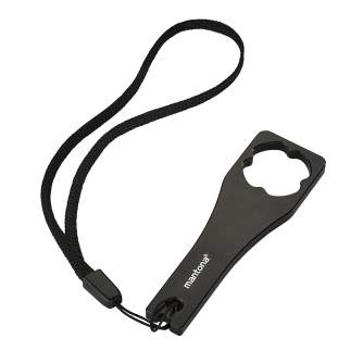Sporta kameru aksesuāri - mantona GoPro screw set + key aluminium black - ātri pasūtīt no ražotāja