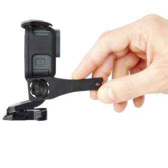 Accessories for Action Cameras - mantona GoPro screw set + key aluminium black - quick order from manufacturer