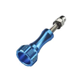 Accessories for Action Cameras - mantona GoPro screw set + key aluminium blue - quick order from manufacturer