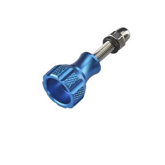 Sporta kameru aksesuāri - mantona GoPro screw set + key aluminium blue - ātri pasūtīt no ražotāja