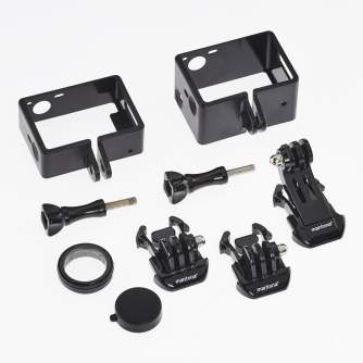 Accessories for Action Cameras - mantona Frames + lens protection set XL for GoPro - quick order from manufacturer