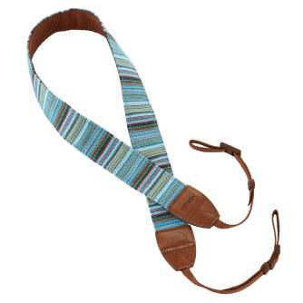 Kameru siksniņas - Camera Strap Ben Walimex pro 21329 Sand/Light Blue/Light Grey - ātri pasūtīt no ražotāja