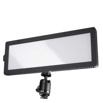 On-camera LED light - walimex pro Soft LED 200 Flat Bi Color Set1 - quick order from manufacturer