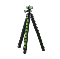 Mini Tripods - mantona kaleido Flex lime green - quick order from manufacturerMini Tripods - mantona kaleido Flex lime green - quick order from manufacturer
