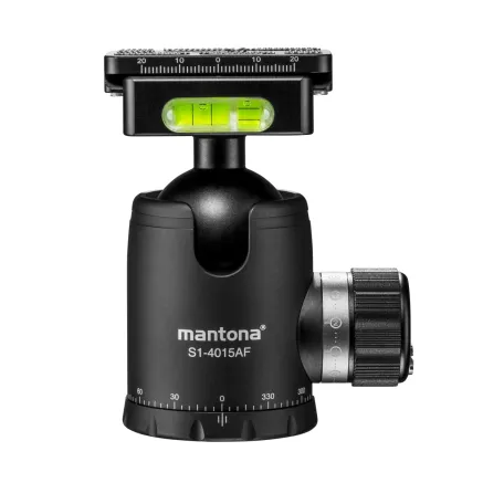 mantona Fortress S1-4015AF Ball Head 15kg 40mm 443g
