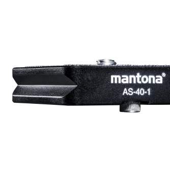 Tripod Accessories - mantona AS-40-1 quick release plate - quick order from manufacturer