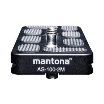 Аксессуары штативов - mantona AS-100-2M quick release plate - быстрый заказ от производителя