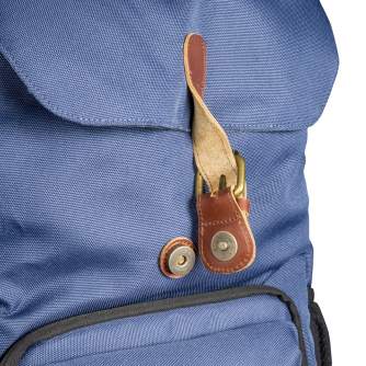 Mugursomas - mantona photo backpack Luis junior blue, retro - ātri pasūtīt no ražotāja