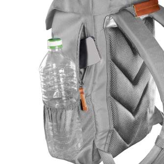 Рюкзаки - mantona photo backpack Luis junior grey, retro - купить сегодня в магазине и с доставкой