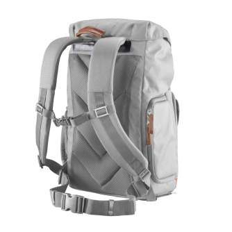 Mugursomas - mantona photo backpack Luis grey, retro - ātri pasūtīt no ražotāja