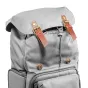 Backpacks - mantona photo backpack Luis grey, retro - quick order from manufacturer