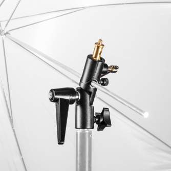 Holders Clamps - walimex pro Tiltable Umbrella Mount With Spigot Socket - quick order from manufacturer
