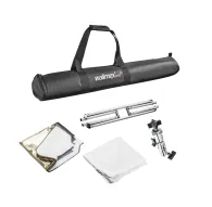 Foldable Reflectors - walimex pro Collapsible 5in1 Diffusor Panel 110 - quick order from manufacturerFoldable Reflectors - walimex pro Collapsible 5in1 Diffusor Panel 110 - quick order from manufacturer