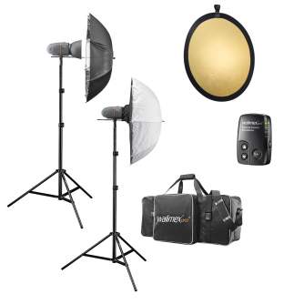 Studio flash kits - walimex pro Newcomer Set Classic M 3/3 1DS1RS+ - quick order from manufacturer