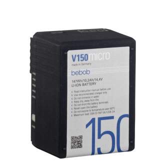 V-Mount Baterijas - Bebob V150MICRO Mini V-Mount Li-Ion Battery - ātri pasūtīt no ražotāja