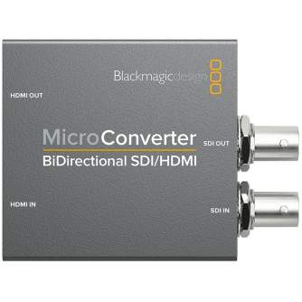 Signāla kodētāji, pārveidotāji - Blackmagic Design Micro Converter BiDirectional SDI/HDMI wPSU - ātri pasūtīt no ražotāja
