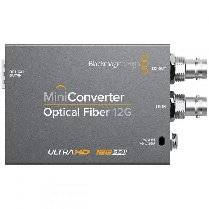 Signāla kodētāji, pārveidotāji - Blackmagic Design Mini Converter Optical Fiber 12G - ātri pasūtīt no ražotāja
