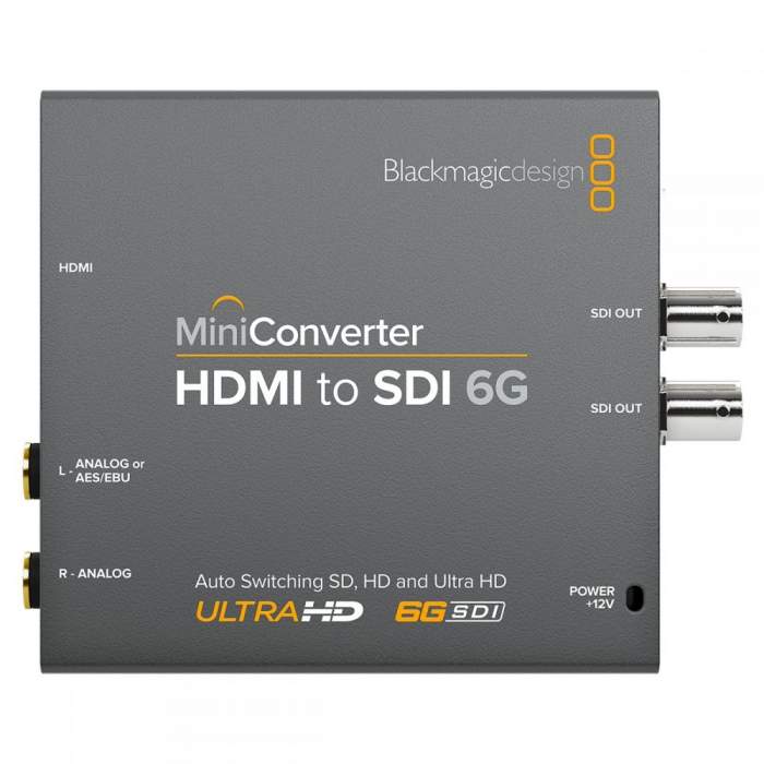 Signāla kodētāji, pārveidotāji - Blackmagic Design Mini Converter HDMI to SDI 6G - ātri pasūtīt no ražotāja
