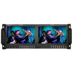 Boland BRMO9x2 9inch Dual Monitors for 19inch Rack System - LCD