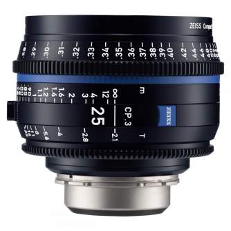 CINEMA Video Lences - Carl Zeiss CP.3 2.1/25 mm PL Mount - quick order from manufacturer