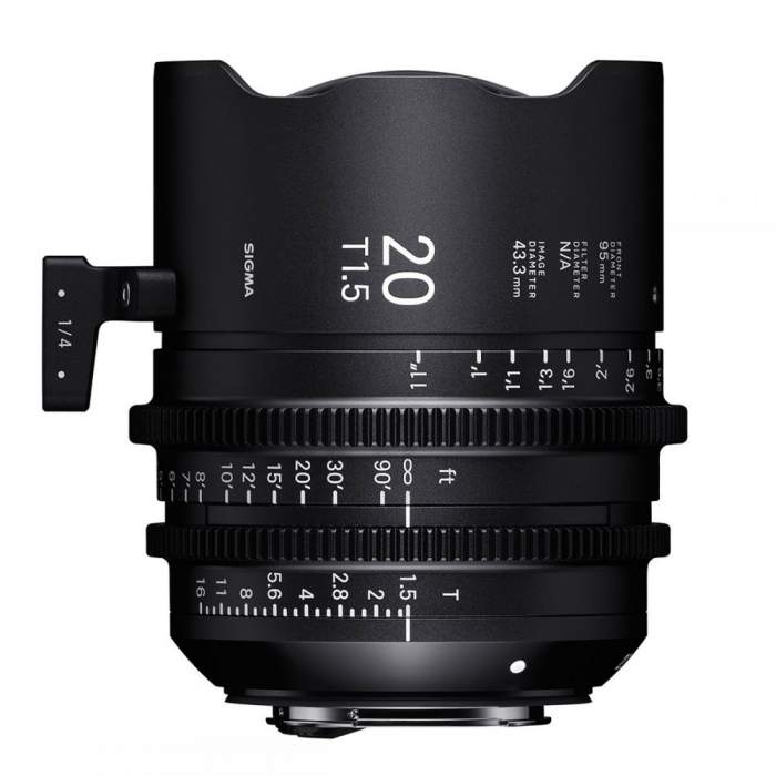 CINEMA видео объективы - Sigma FF High Speed Prime 20mm T1.5 EF-Mount - быстрый заказ от производителя