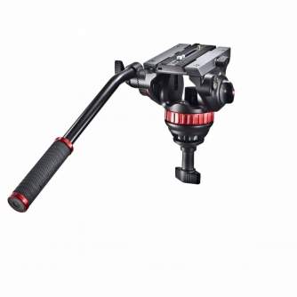 Tripod Heads - Manfrotto Pro Video Head with 75mm half ball -M Size (MVH502A) - quick order from manufacturer