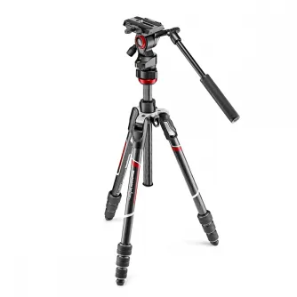 Video statīvi - Manfrotto Befree live Carbon fiber tripod twist, video head (MVKBFRTC-LIVE) - ātri pasūtīt no ražotāja