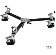Statīvu aksesuāri - Manfrotto 114MV Heavy Duty Dolly - ātri pasūtīt no ražotājaStatīvu aksesuāri - Manfrotto 114MV Heavy Duty Dolly - ātri pasūtīt no ražotāja