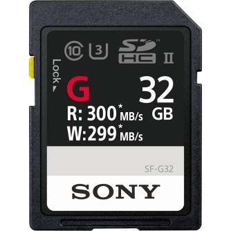 Atmiņas kartes - Sony SF-G32 SDHC UHS-II Memory Card 32GB - ātri pasūtīt no ražotāja