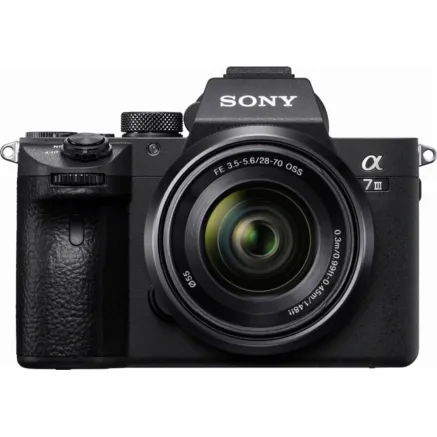 Sony A7 III Body Black + FE 28-70 mm F3.5-5.6 OSS Lens ILCE-7M3/B 7 III Alpha 7 III a7 mark 3