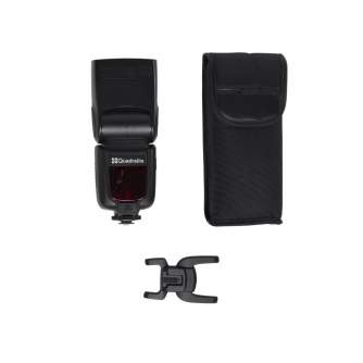 Kameras zibspuldzes - Quadralite Stroboss 60 Canon Speedlite X radio AA battery - ātri pasūtīt no ražotāja