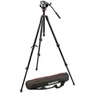 Видеосвет и аксессуары - Manfrotto 755XBK видео штатив + MVH500AH видео голова - АрендаВидеосвет и аксессуары - Manfrotto 755XBK видео штатив + MVH500AH видео голова - Аренда
